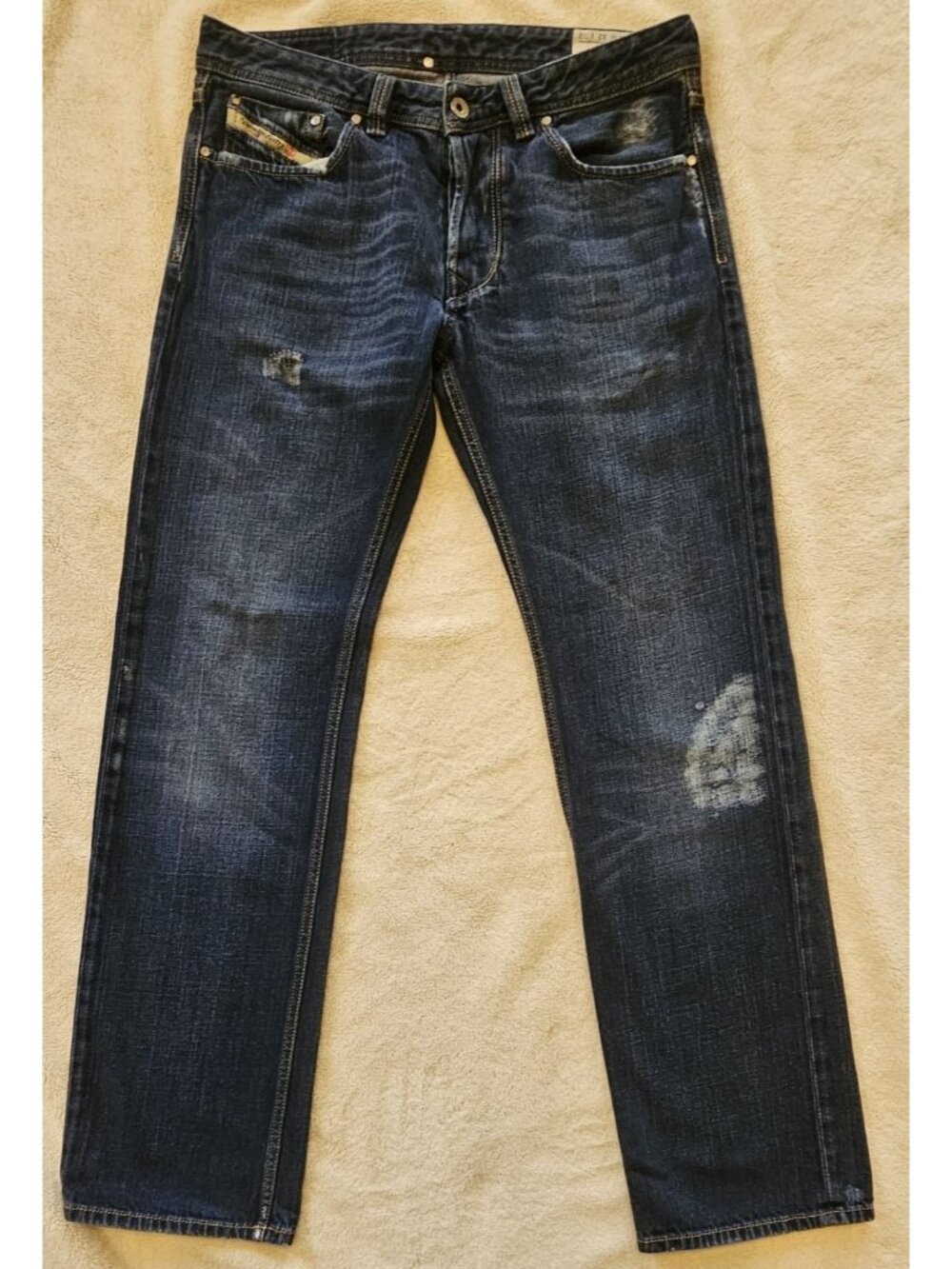 Diesel Jeans Men 32x32 ( 33W ) Larkee Relaxed Straight Button Fly 008TE Italy